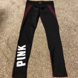 Pink/Victoria secret leggings